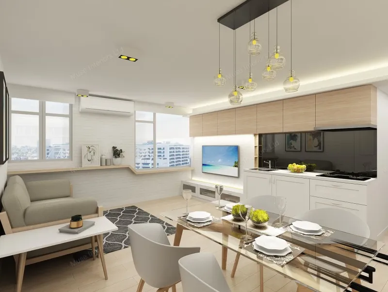 Muse+ 兆麟苑富麟閣客廳設計