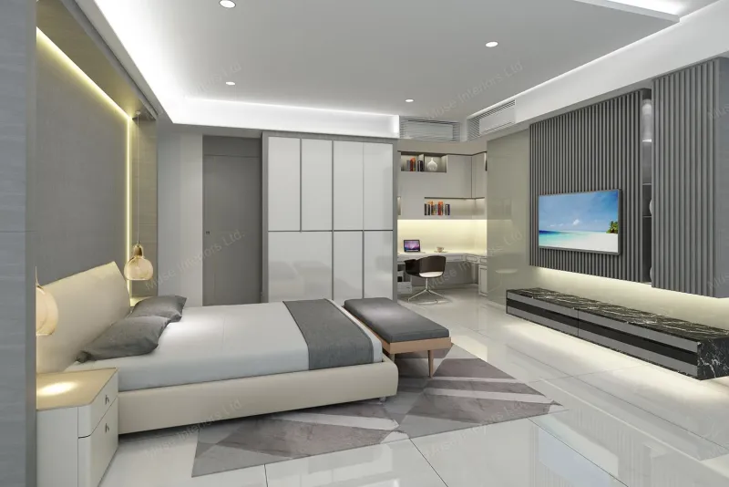 Muse+ 萬景峰裝修設計 客廳實景