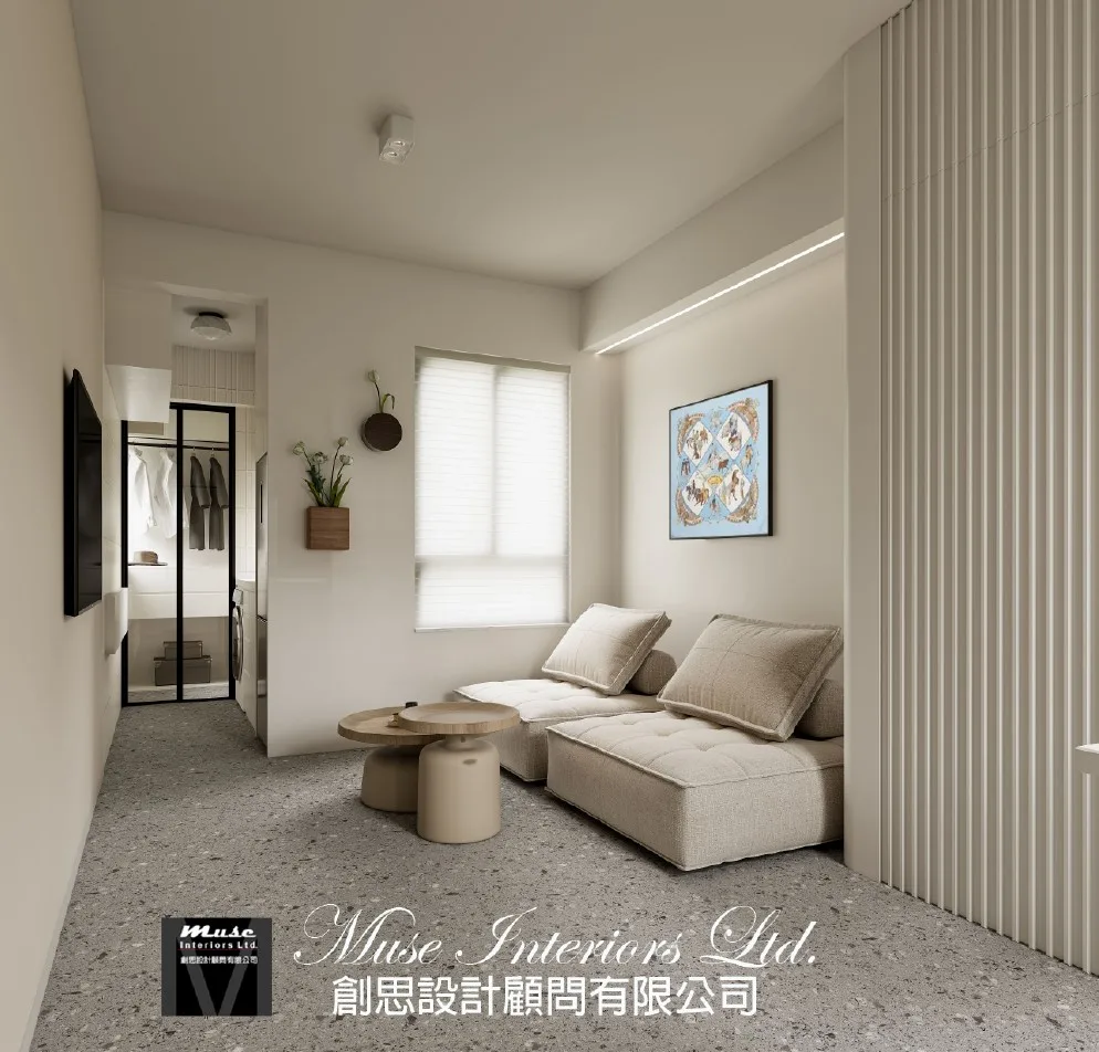 跑馬地愉昇閣奶油風設計